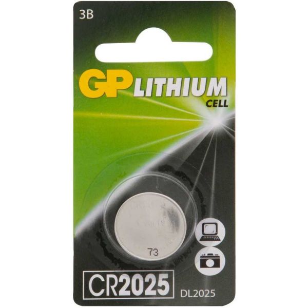 Батарейка GP Lithium CR2025, 1 шт.