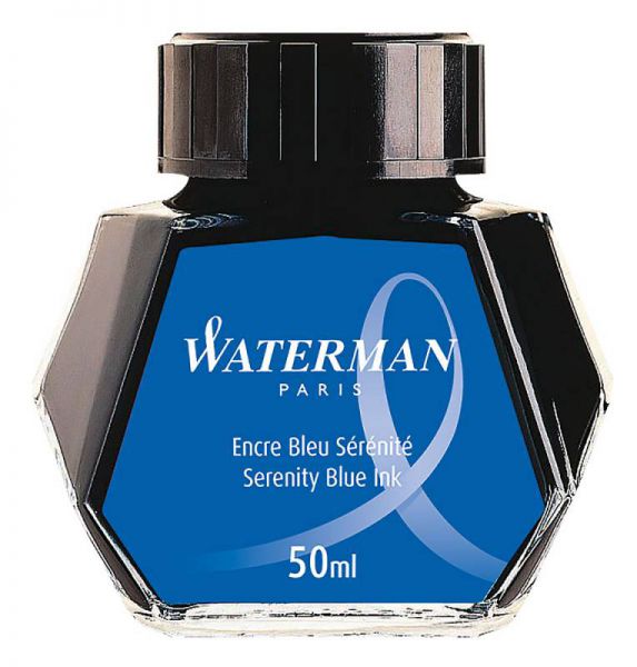 Чернила WATERMAN Ink Bottle Blue sea 51067 (S0110810) для перьевых ручек