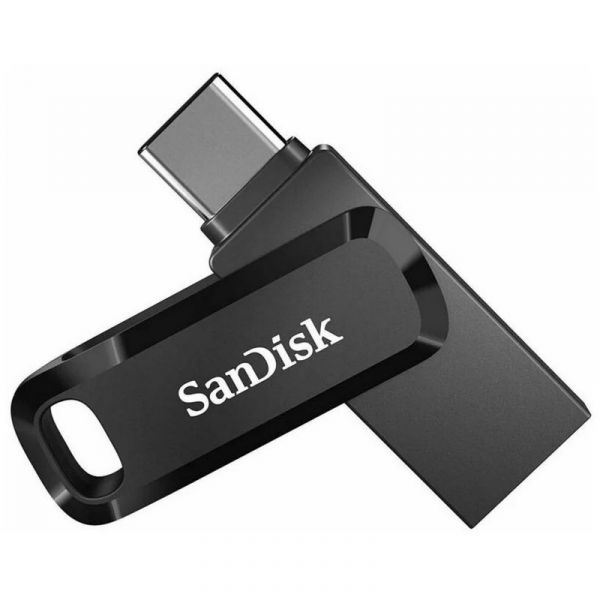 Флешка Sandisk Ultra Dual Drive Go USB 3.1 128Гб черный