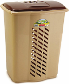 Корзина для белья Dunya Plastik 05002 Beige