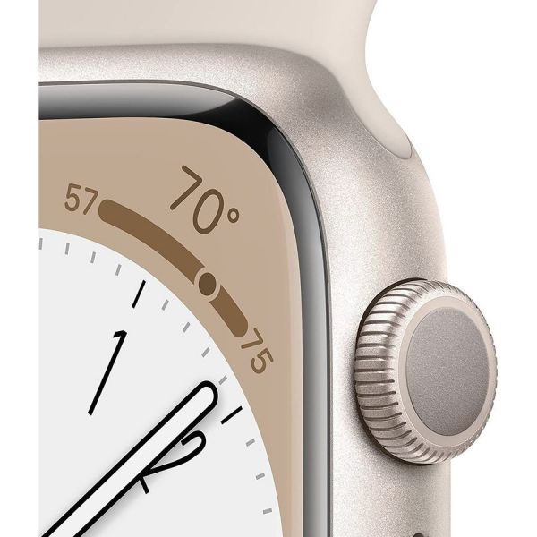 Умные часы Apple Watch Series 8 2022 45 мм сияющая звезда [mnp23zp/a]